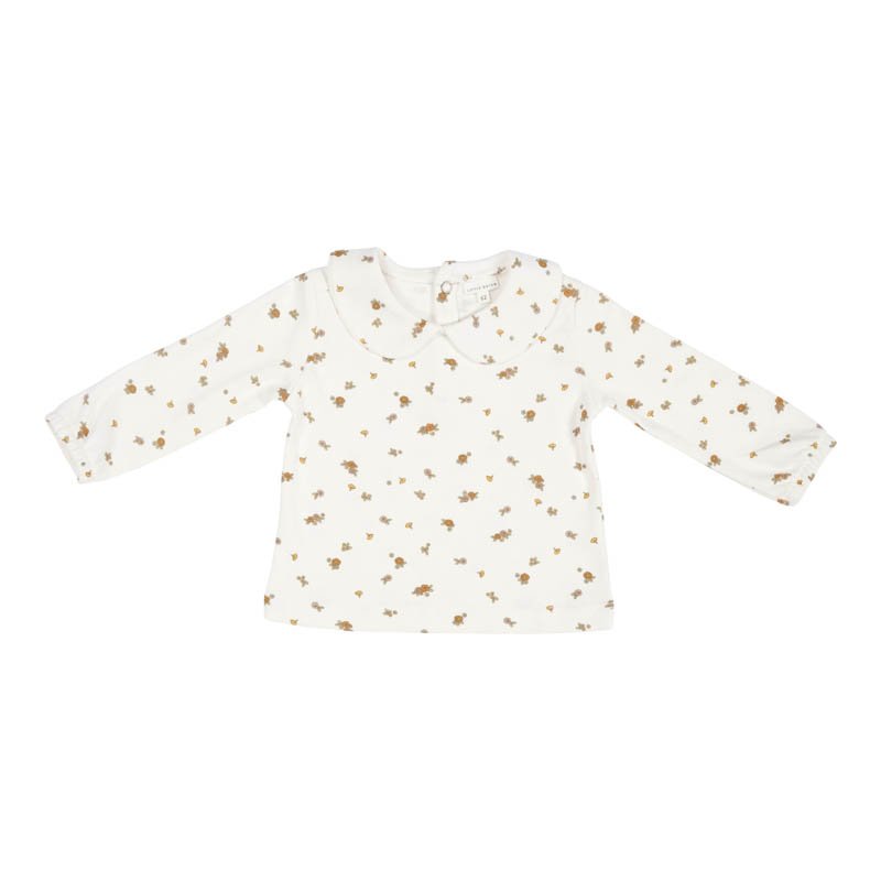 Alternative view of Blusa C/ Gola Manga Comprida | Vintage Little Flowers Blossom Print - 50/56